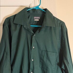 Van Heusen Dark Green Dress Shirt